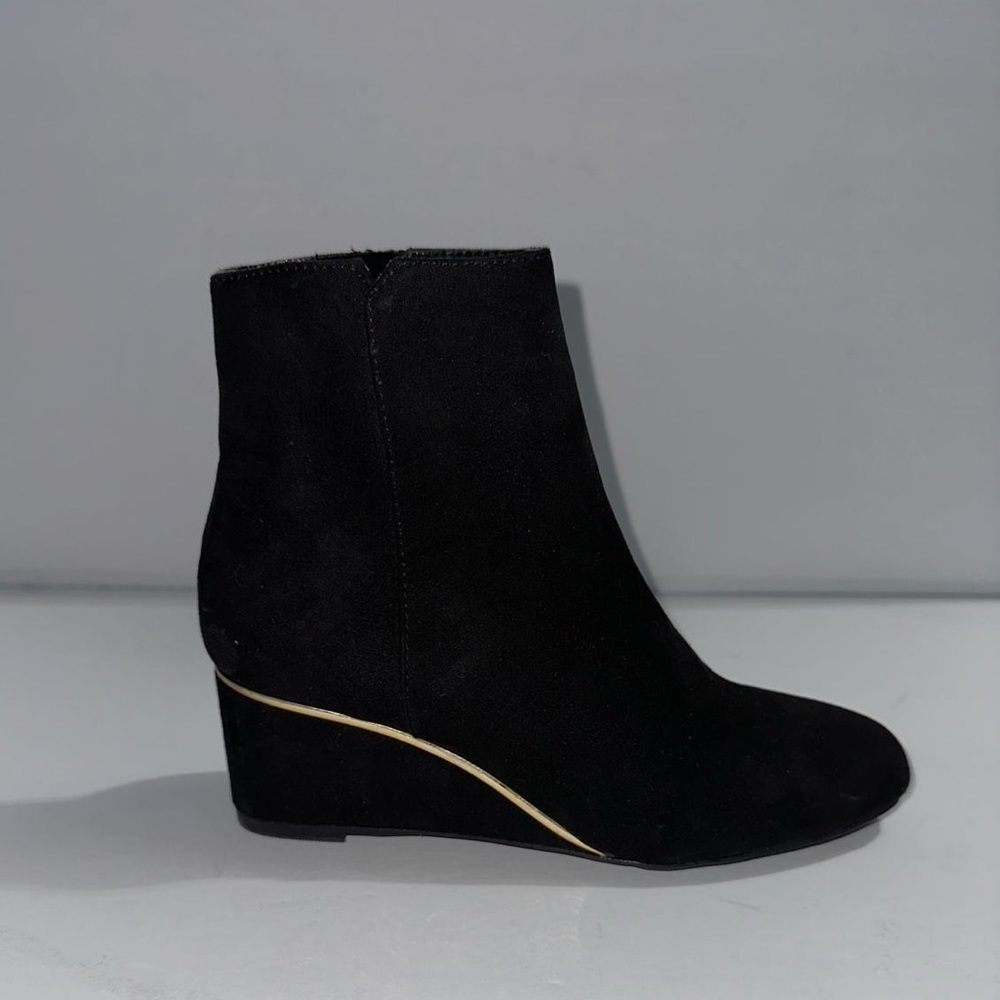 Women Alfani Beaf Black Ankle Boots Size 7m
